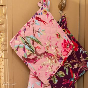 Pannenlappen Paradise - set van 2 Pink