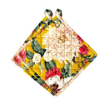 Pannenlappen Janne Ocre - set of 2