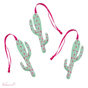 Cactus Green, set of 3