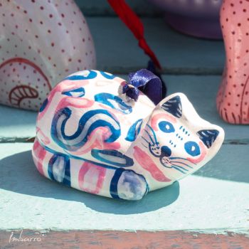 Kat Spotty Blue, set of 2
