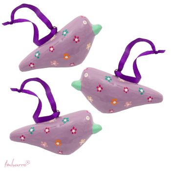 Vogel Flower Lilac, set of 3