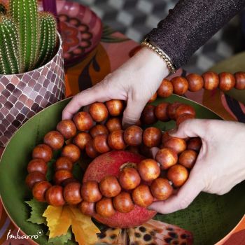 Woonketting Hout - Brown