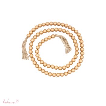 Woonketting Hout - Gold