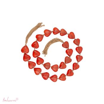 Woonketting Glas - Orange