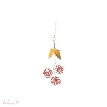 Beads Flowers Coral