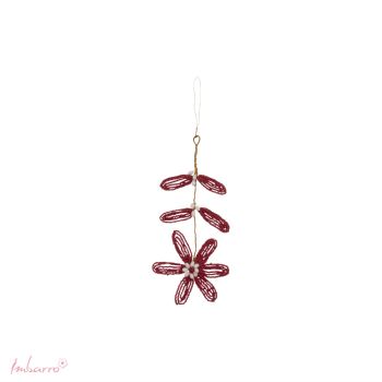 Beads Bloom Burgundy