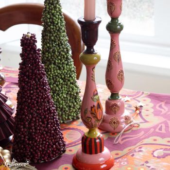 Boom Wooden Beads Burgundy
