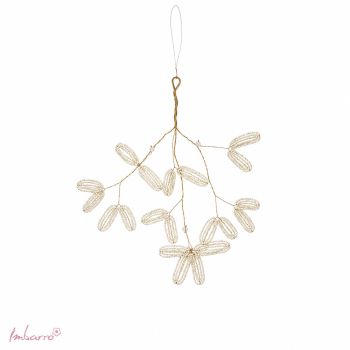 Beads Foliage Ecru