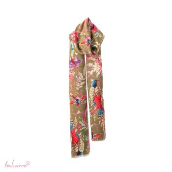 Shawl Paradise Royal Olive
