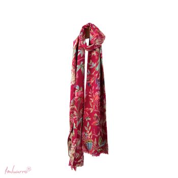 Shawl Paradise Royal RaspBerry