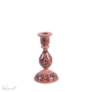 Wooden Handpainted Candleholder Flori, size M