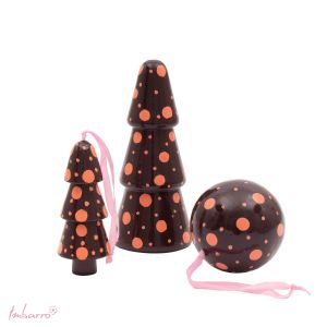 Standing Tree Dots Mauve