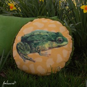 Kussen Green Frog