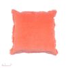 Kussen Squar Frays Coral