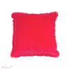 Kussen Squar Frays Fuchsia