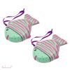 Vis Molly Aqua, set of 2