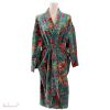 Kimono Soft Velvet Paradise Petrol