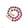 Woonketting Glas - Darkred