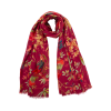 Shawl Paradise Royal Burgundy