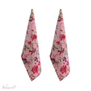 Keukendoek Paradise - set van 2 Pink