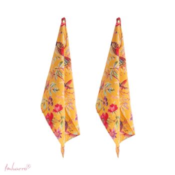 Kitchentowels Paradise - set of 2 Yellow