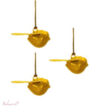 Birdy Chica Yellow set of 3