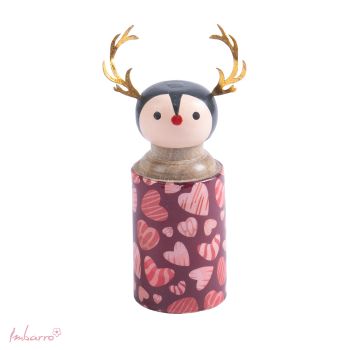 Standing Reindeer Hearts