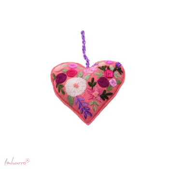 Flower Heart Cerise