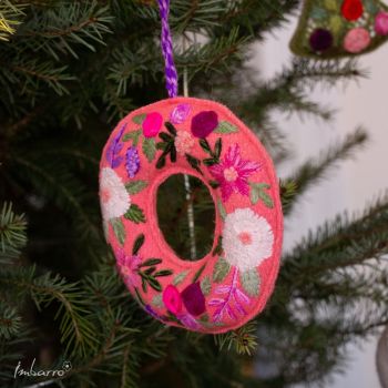 Flower Wreath Cerise