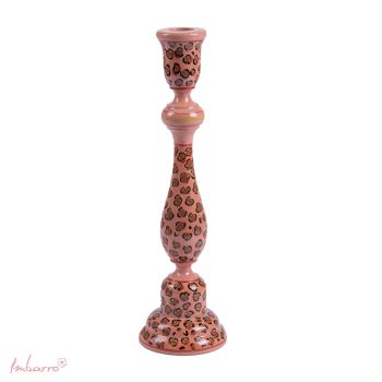 Wooden Handpainted Candleholder Flori, size L