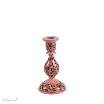 Wooden Handpainted Candleholder Flori, size M
