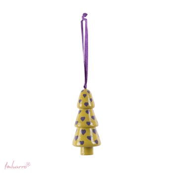 Hanging Tree Hearts Lime