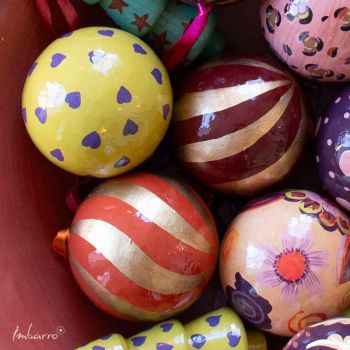 Ball Stripes Darkred/Gold