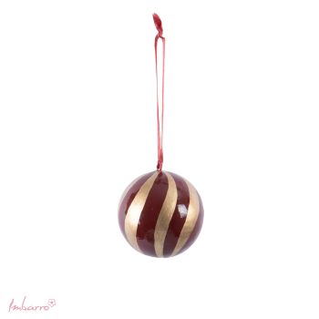 Ball Stripes Darkred/Gold