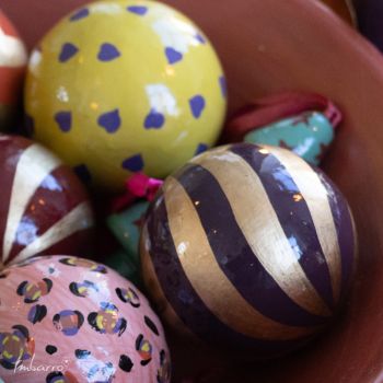 Ball Stripes Purple/Gold