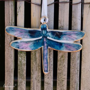 Dragonfly Azure, set of 3