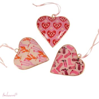 Hearts Vintage, set of 3