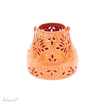 Windlicht Fauna Orange