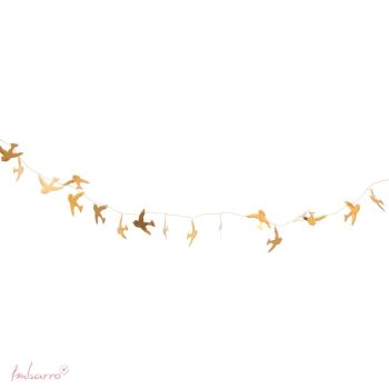 Guirlande Uccello Gold