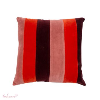 Kussen Lala Stripe Burgundy