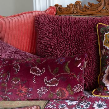Kussen Pure Burgundy