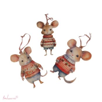 Hangertjes Topini, set van 3
