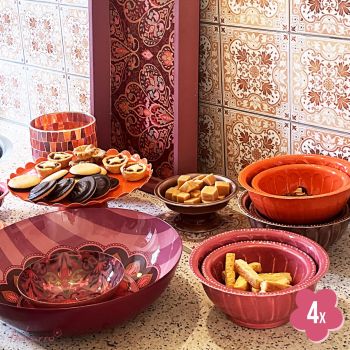 Bowls Vallee Orange - set van 3