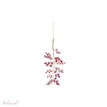 Beads Berry Red