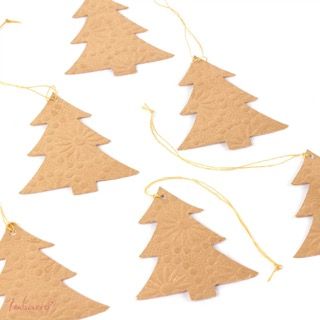 Tree Ornaments Gold, set of 6