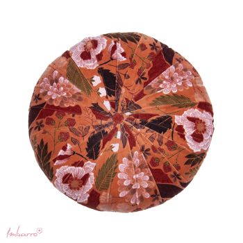 Rond Kussen Maye Caramel