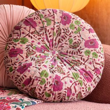 Rond Kussen Eleana Pink