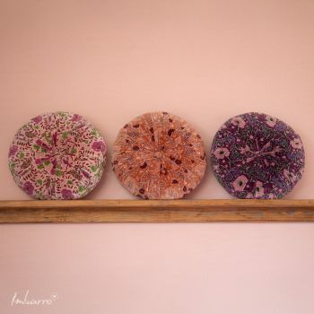 Rond Kussen Eleana Purple