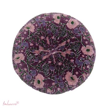 Rond Kussen Eleana Purple