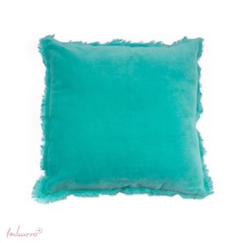 Kussen Squar Frays Azure